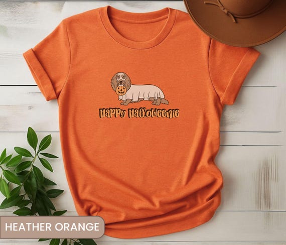 Happy Halloweenie Shirt, Cute Dachshund TShirt, Wiener Dog Mom Gift, Doxie Lover Present, Spooky Season Apparel