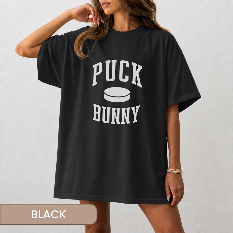 Puck Bunny Shirt, Hockey Romance T-Shirt, Briar U Book Merch, Sports Romance Tshirt, Funny Gift For Booktok Romance Readers image 1