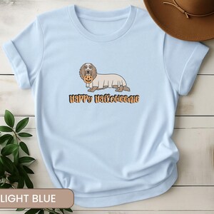 Happy Halloweenie Shirt, Cute Dachshund TShirt, Wiener Dog Mom Gift, Doxie Lover Present, Spooky Season Apparel image 8