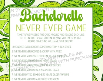 Margs and Matrimony Never Ever Bachelorette Game | Matrimony and Margaritas Game | Bachelorette Drinking Game | Bachelorette Icebreaker Game