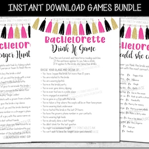 Printable Bachelorette Party Games Bachelorette Game Bundle - Etsy