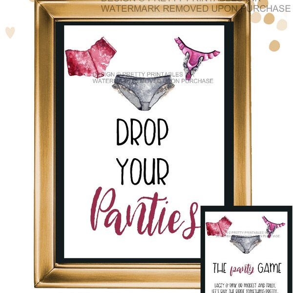 Drop Your Panties - Etsy