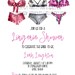 Customized Lingerie Shower Invitation Printable Lingerie - Etsy Canada