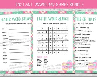 Easter Games Printable | Kids Easter Games | Classroom Easter Activities | Easter Games for Kids | Easter Party Games | Easter Activities