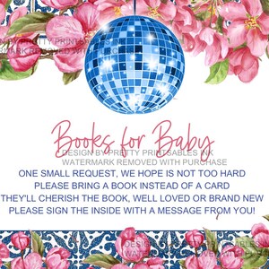 Mama Mia Books for Baby Card, Mamma MiBook Request Poem, breng een boek mee in plaats van een kaart, gedicht voor babyboeken, bouw babybibliotheek