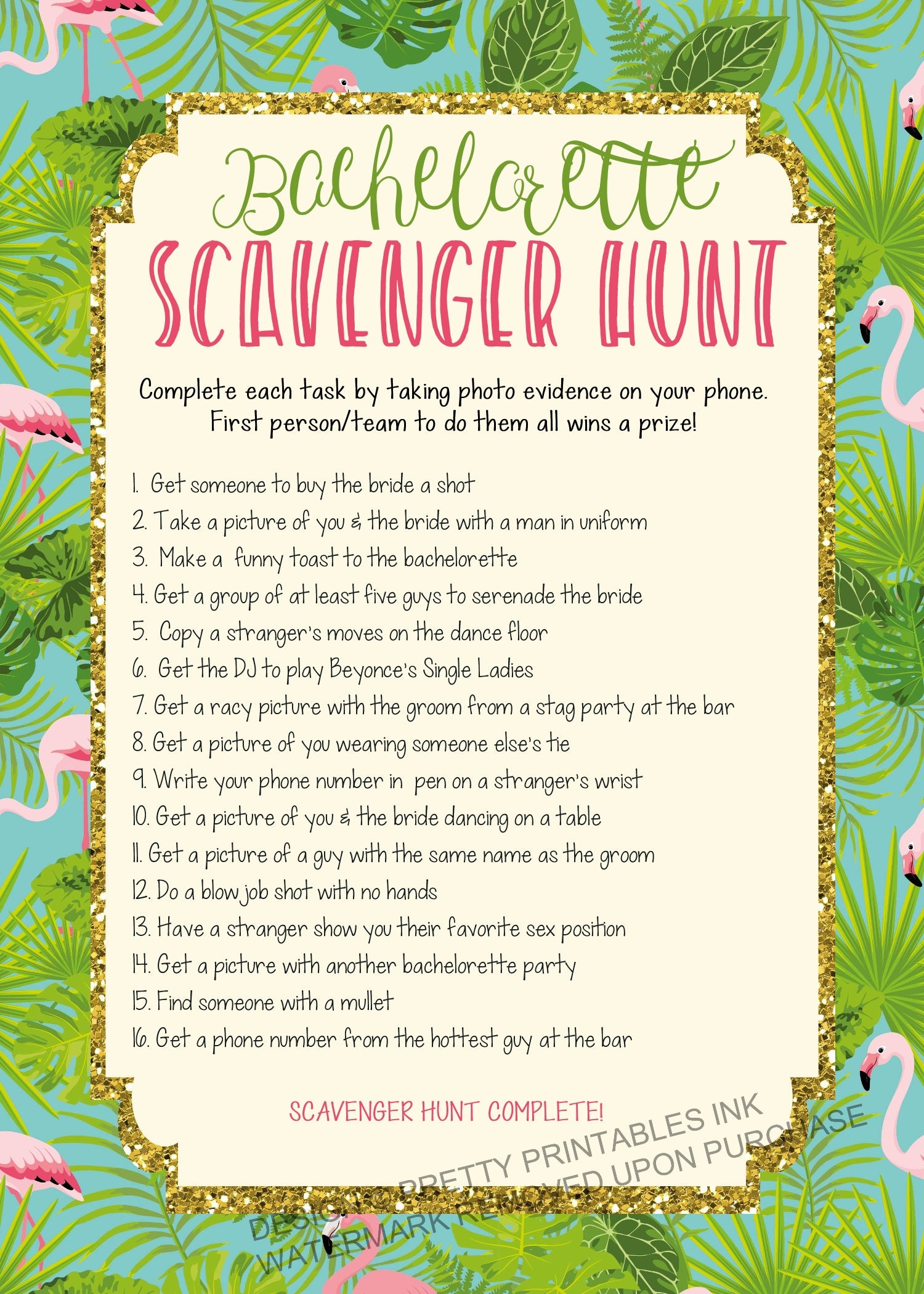 instant-download-bachelorette-scavenger-hunt-last-flamingle-bachelorette-party-game-beach-bachelorette-game-beach-scavenger-hunt-game-etsy