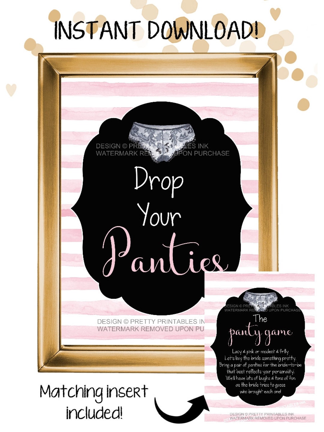 Panty Game Sign and Poem Printable Drop Your Panties Sign Panty Game Lingerie Shower Game Lingerie Party Game - Etsy panty-game-sign-and-poem-printable-drop-your-panties-sign-panty-game-lingerie-shower-game-lingerie-party-game-etsy