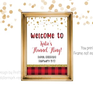 Flannel and fizz bachelorette sign bundle set of 5, printable flannel fling bachelorette signs, bachelorette decorations, mimosa signs image 2