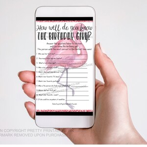 Printable Adult Scavenger Hunt Game | Adult Flamingo Birthday Game ...