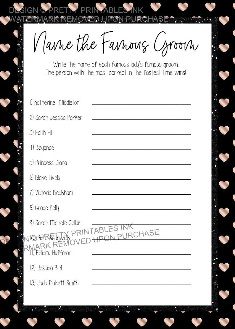 The Price Is Right Game Bridal Wedding Couples Shower Engagement 21 