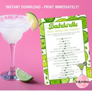 Margs and Matrimony Bachelorette Game | Matrimony and Margaritas Game | Bachelorette What Would She Choose Game | Bachelorette This or That