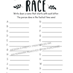 Printable Baby Shower Games Instant Download Baby Shower Games Minimalist Baby Shower Games Gender Neutral Baby Shower Games image 2