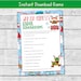 Christmas Game Printable, Christmas Song Game, Christmas Riddles ...