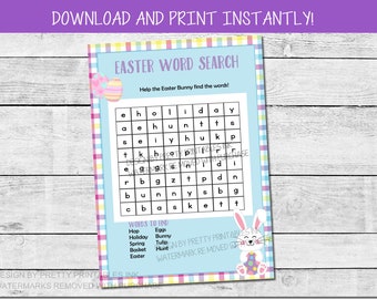 Easter Word Search Game | Kids Easter Game | Easter Printable Game | Easter Classroom Game | Easter Activity for Kids