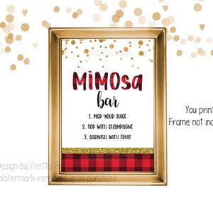 Flannel and fizz bachelorette sign bundle set of 5, printable flannel fling bachelorette signs, bachelorette decorations, mimosa signs image 4