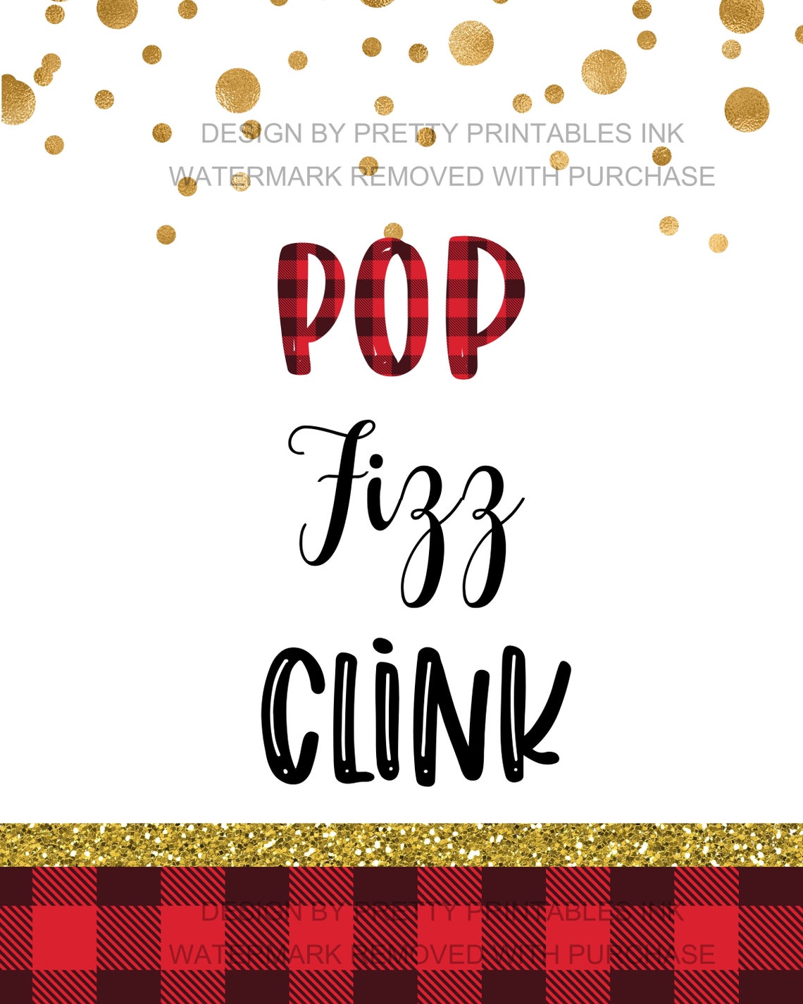 Printable Flannel and Fizz Bridal Shower Bundle Flannel Etsy Canada