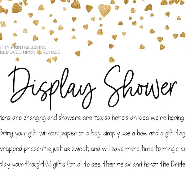 Bridal Shower No Wrap Poem Etsy