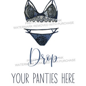 Lingerie Shower Sign Printable Drop Your Panties Sign Instant Download ...