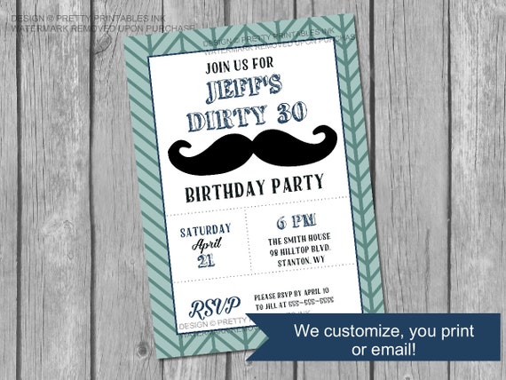 printable male 30th birthday