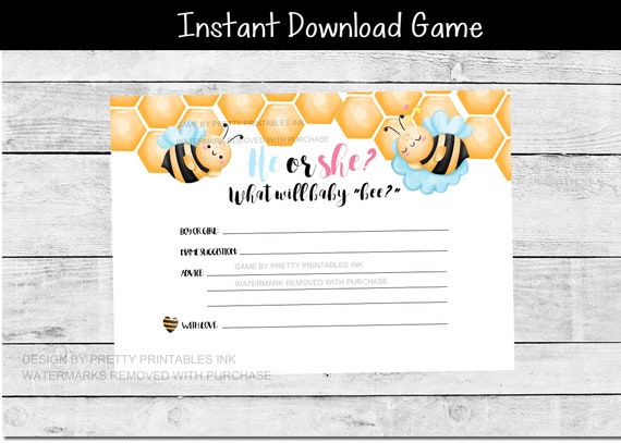 Guess The Gender Game Gender Guess Game He Or She Gender Reveal Party Game Bee Gender Reveal Game What Will Baby Bee Printable Game By Pretty Printables Ink Catch My Party Guess The Gender Game Gender Guess Game He Or She Gender Reveal Party Game Bee Gender Reveal Game What Will Baby Bee Printable Game By Pretty Printables Ink Catch My Party