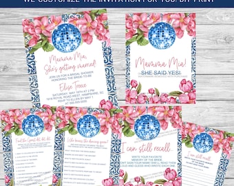 Mamma Mia vrijgezellenfeestbundel | Grieks discothema (doe-het-zelfprint)