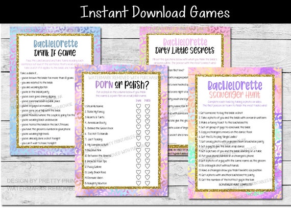 Printable Bachelorette Party Games, Bachelorette Games Bundle, Leopard Bachelorette Games, Cheetah Print Games, Animal Print Games Il_570xn