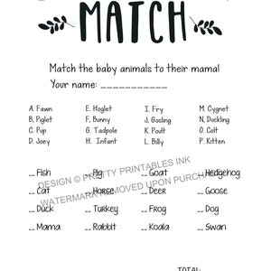 Printable Baby Shower Games Instant Download Baby Shower Games Minimalist Baby Shower Games Gender Neutral Baby Shower Games image 3