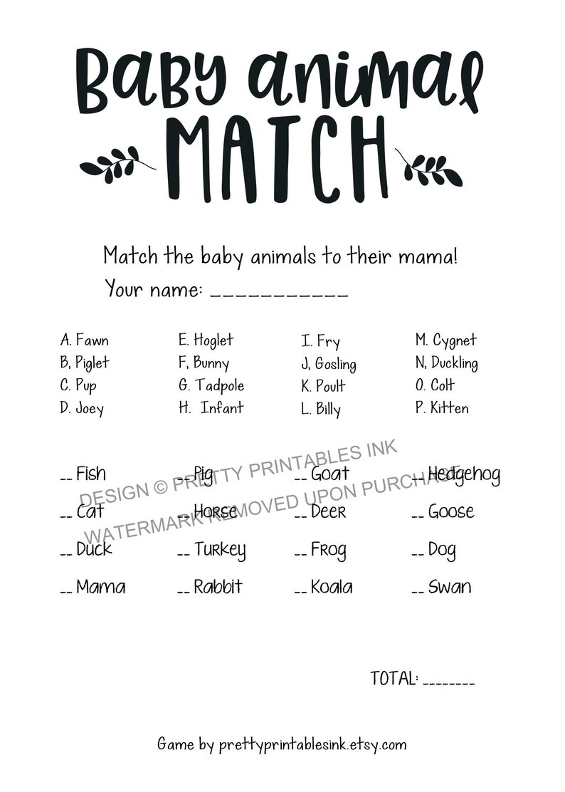 Printable Baby Shower Games Instant Download Baby Shower Games Minimalist Baby Shower Games Gender Neutral Baby Shower Games image 3