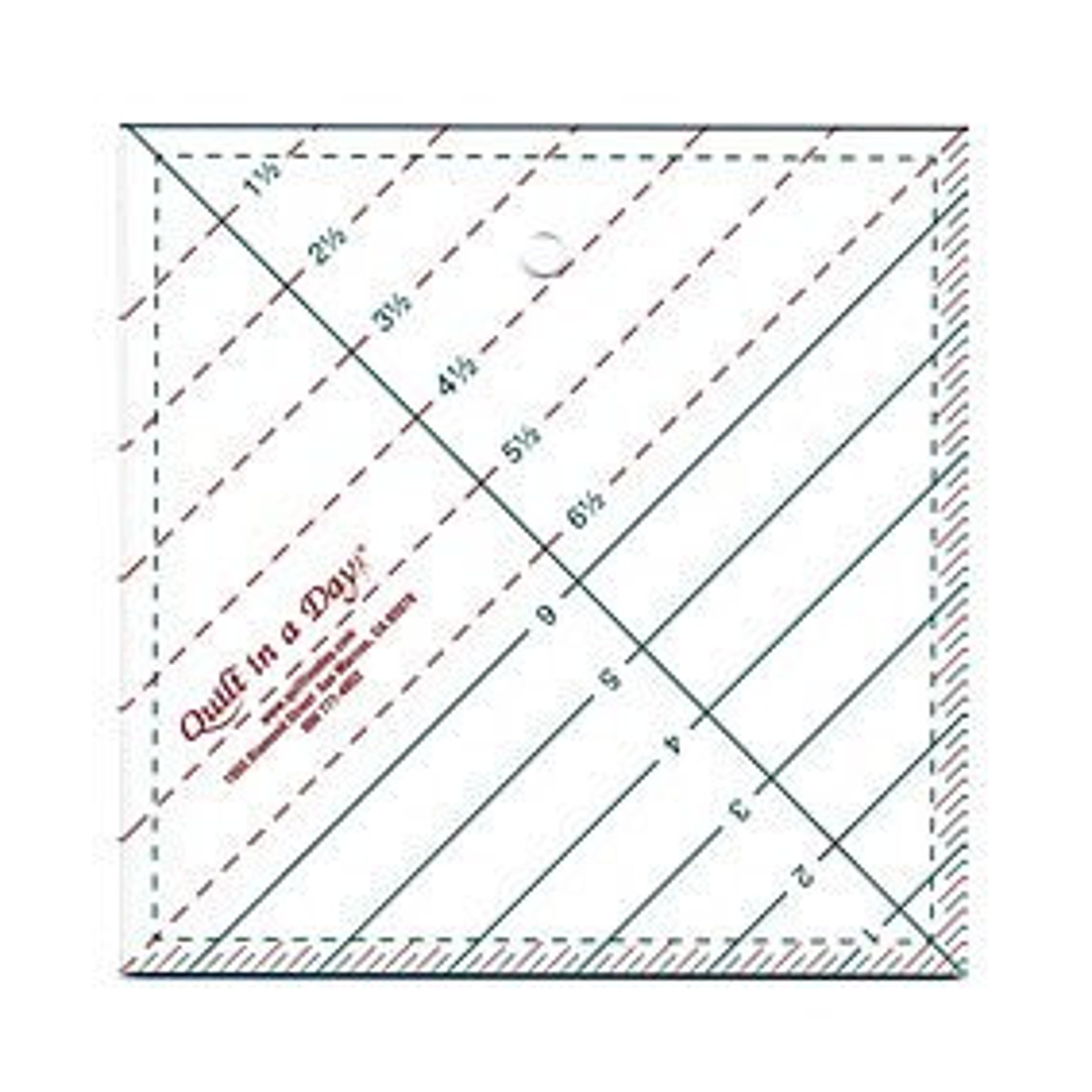 Quilt in a Day Triangle Square Up Ruler Etsy