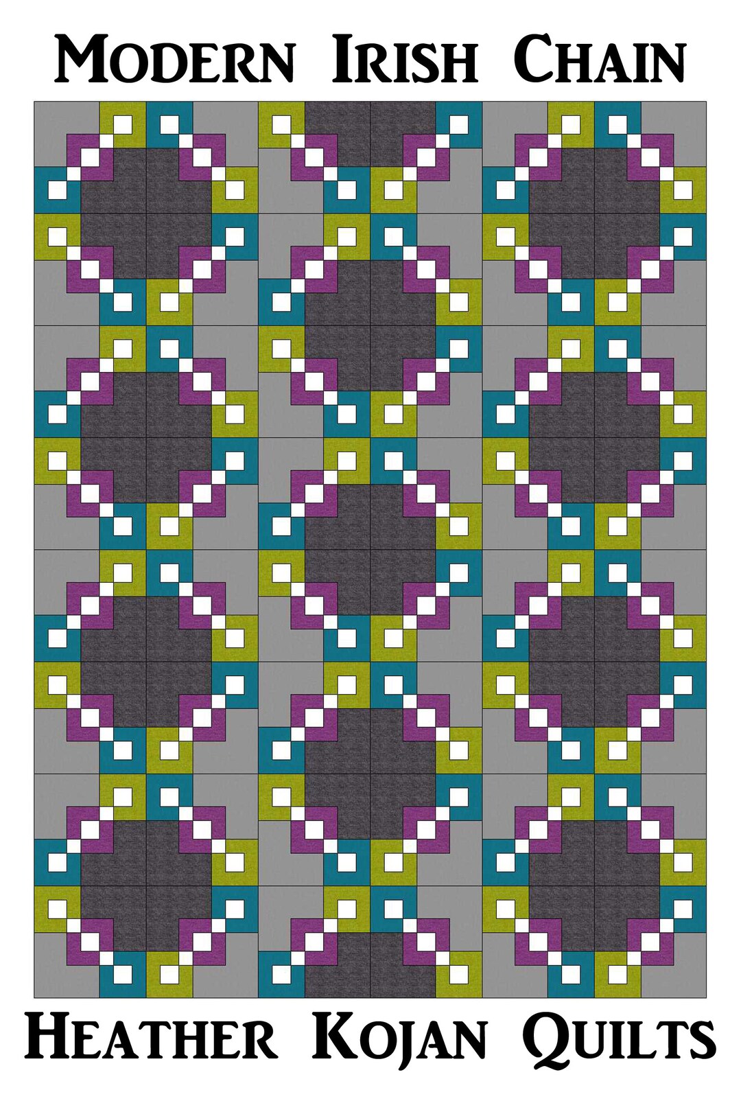 Modern Irish Chain Pattern PDF Only - Etsy