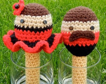 Crochet Pattern: Amigurumi Rattle, Fiesta Maracas