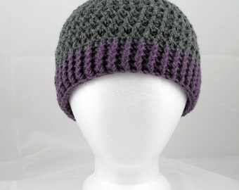 Crochet Hat Pattern: The Gridlock, Unisex