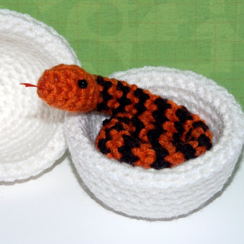 Crochet Pattern: Amigurumi Egg Babies, Snake and Egg