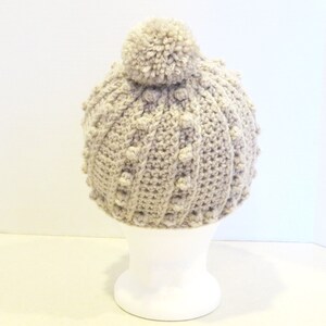 Crochet Hat Pattern: Poppin Beanie, Unisex image 4