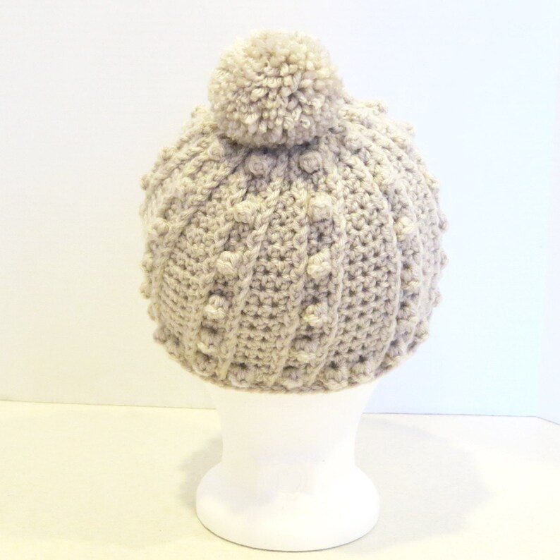 Crochet Hat Pattern: Poppin Beanie, Unisex image 4