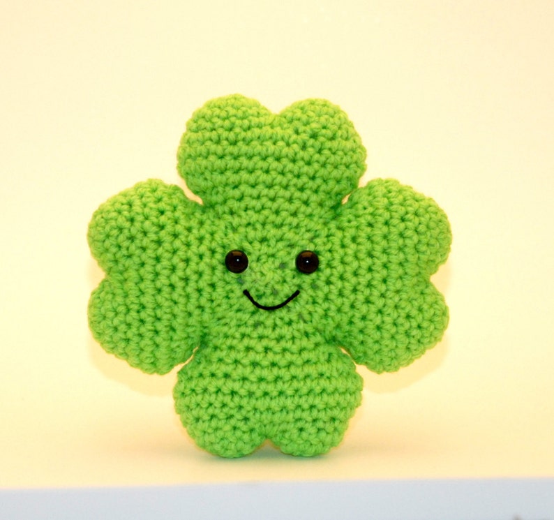 Crochet Pattern: Amigurumi Clover, Shamrock O'Chet image 2