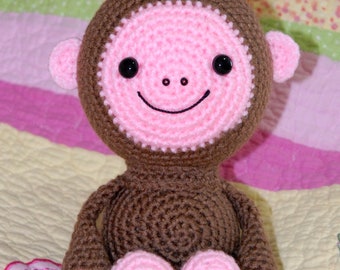 Crochet Pattern: Amigurumi, Mimi Monkey
