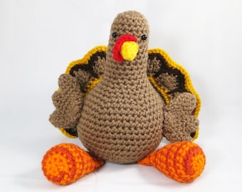 Crochet Pattern: Amigurumi, Tomkin Turkey