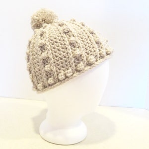 Crochet Hat Pattern: Poppin Beanie, Unisex image 5