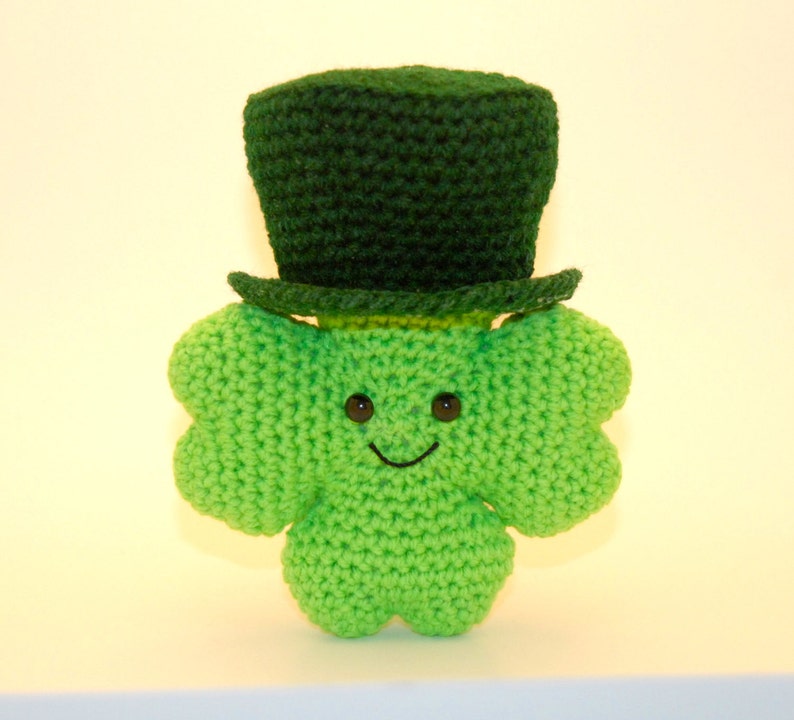 Crochet Pattern: Amigurumi Clover, Shamrock O'Chet image 1