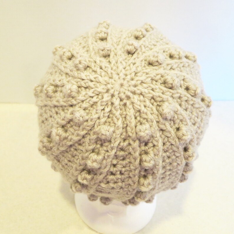 Crochet Hat Pattern: Poppin Beanie, Unisex image 3