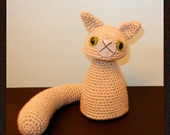 Crochet Pattern: Amigurumi Cat, Gritty Kitty