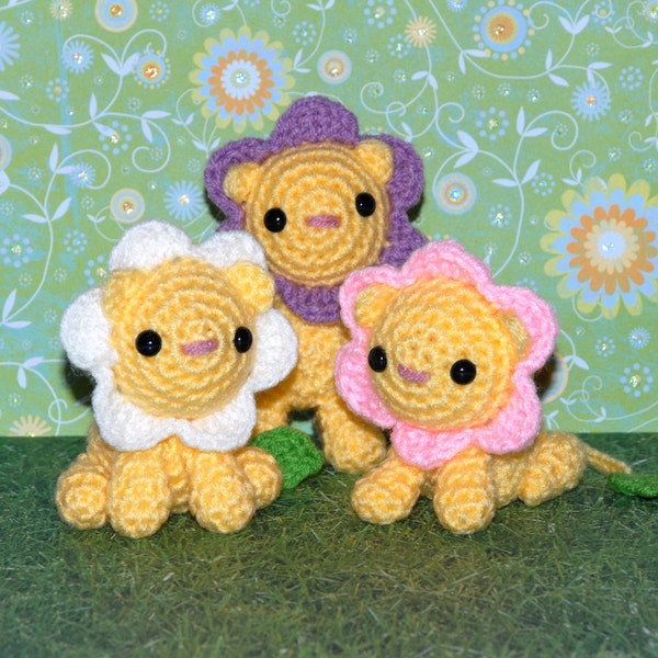 Crochet Pattern: Amigurumi, Dandy Lion Pride