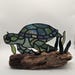 Handcrafted Sea Turtle Suncatcher Pattern | Stained Glass Design | Bird ...
