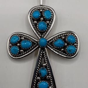 Vintage Navajo Stamped Cross Pendant - Etsy