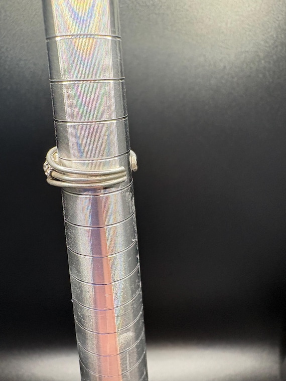 Vintage Adjustable Silver Toe Ring – Minimalist O… - image 2