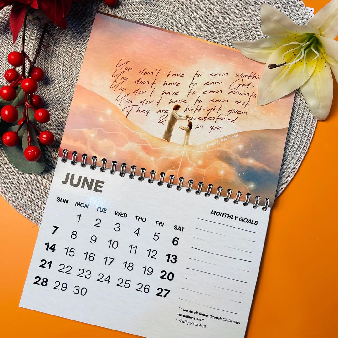 Christian 2026 Wall Calendar, Christian Artworks Jesus Christ Calendar ...