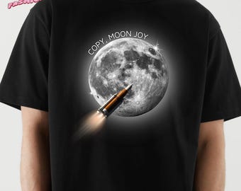 Camiseta/Sudadera/Capucha Moon Joy, Ropa de exploración espacial, Misión Artemis II