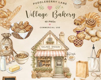Bäckerei-PNG, Back-Cliparts, Bäckerei-Cliparts, Cupcake-PNG, Brot-PNG, Bäckerei-Cliparts, Muffin-PNG, Bäckerei-Illustrationen