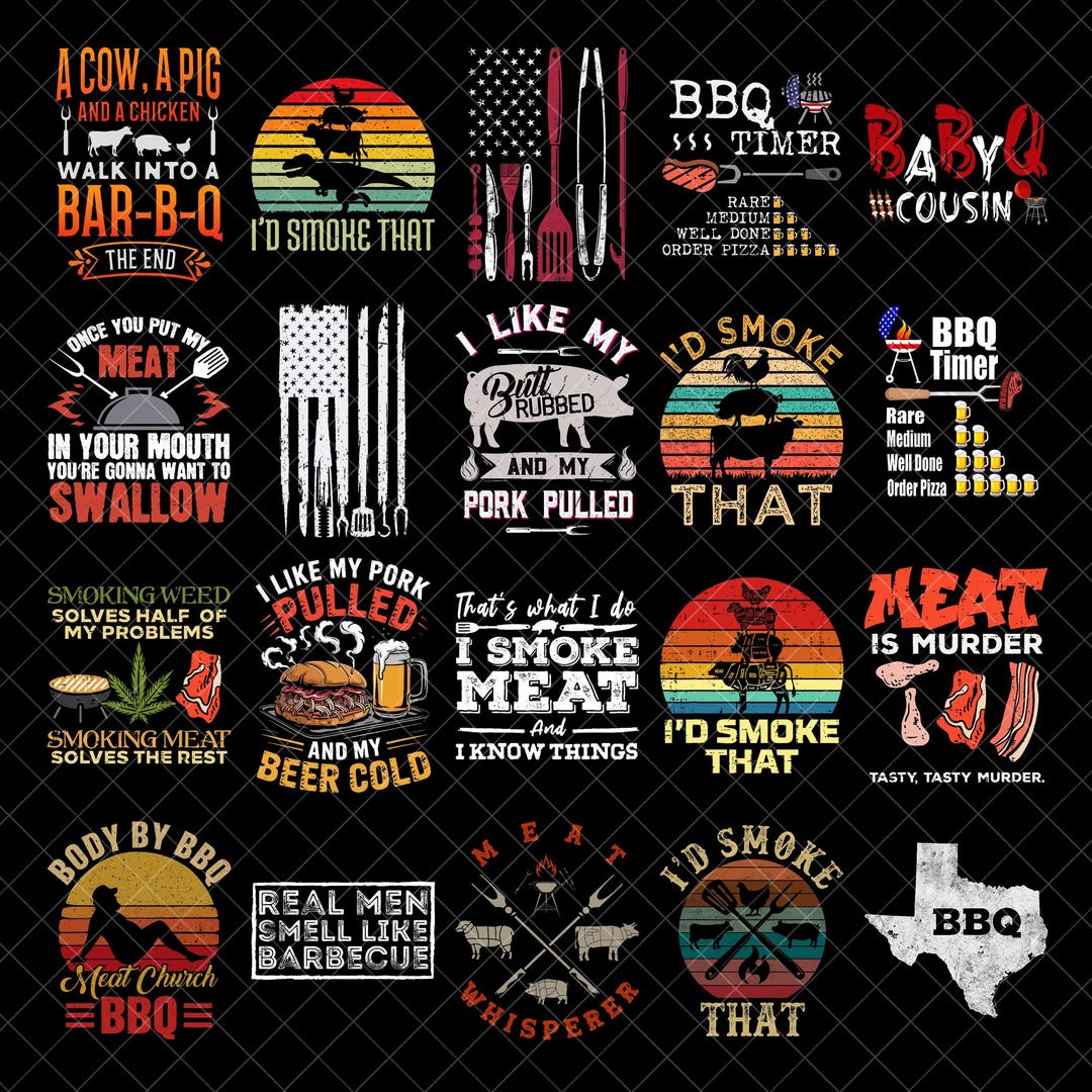 Barbeque Png Bundle, BBQ Png Bundle, BBQ Pvg, Grilling Pvg, Kitchen Pvg ...